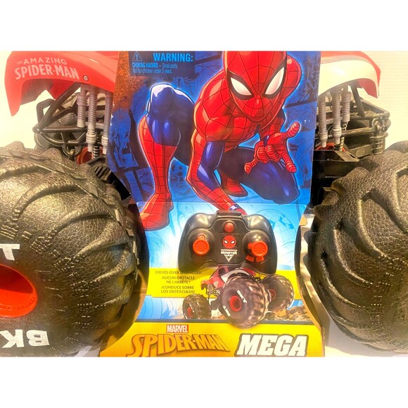 Monster Jam Marvel Spider Man Mega RC Truck 1:6 Scale All Terrain 2 Feet Long - Picture 6 of 8